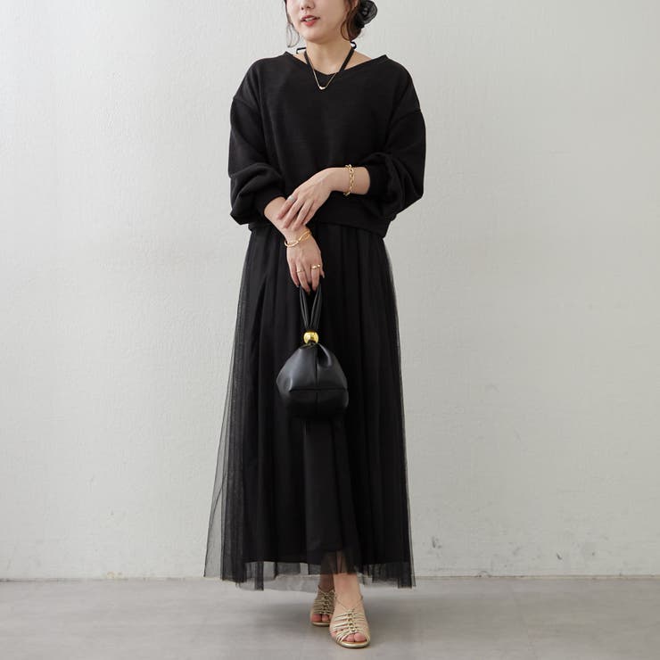 【セットアイテム】Vプルオーバー×キャミワンピース | RMAF　NICE CLAUP / OLIVE des OLIVE | 詳細画像7 