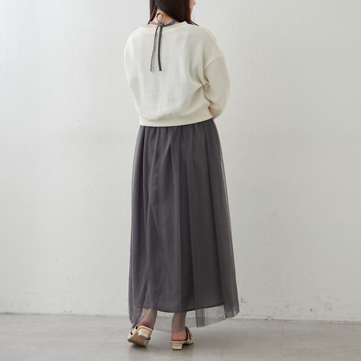 【セットアイテム】Vプルオーバー×キャミワンピース | RMAF　NICE CLAUP / OLIVE des OLIVE | 詳細画像3 