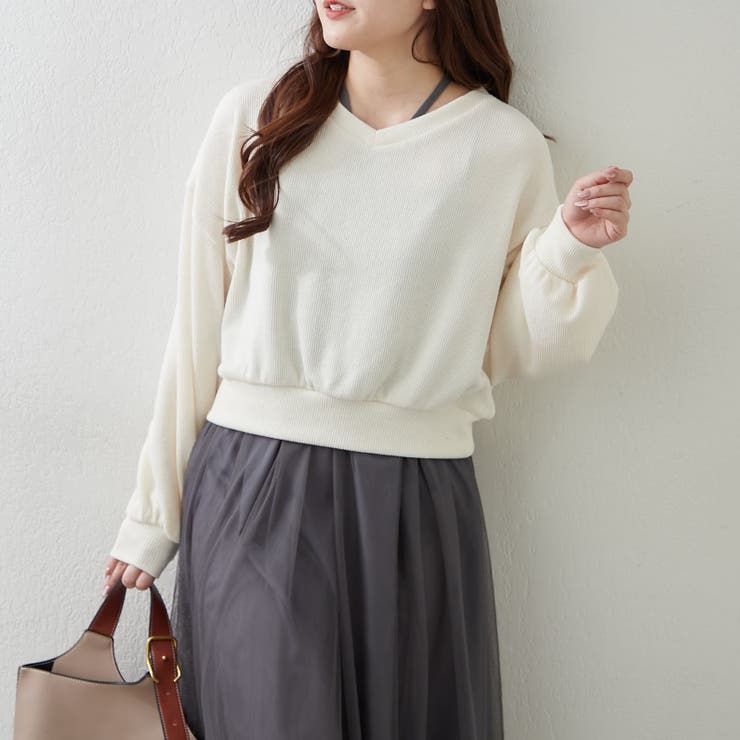 【セットアイテム】Vプルオーバー×キャミワンピース | RMAF　NICE CLAUP / OLIVE des OLIVE | 詳細画像4 