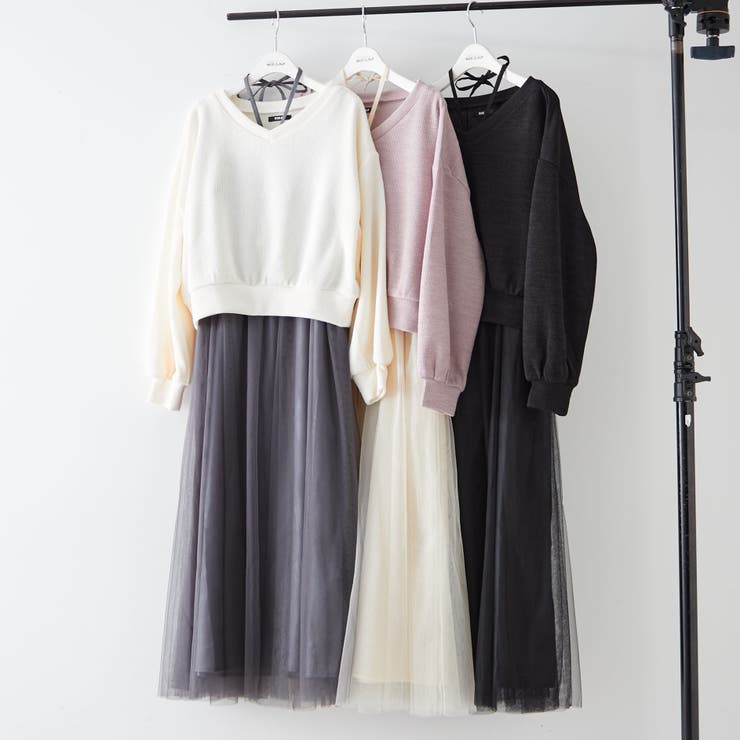 【セットアイテム】Vプルオーバー×キャミワンピース | RMAF　NICE CLAUP / OLIVE des OLIVE | 詳細画像13 