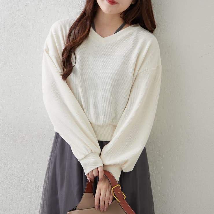 【セットアイテム】Vプルオーバー×キャミワンピース | RMAF　NICE CLAUP / OLIVE des OLIVE | 詳細画像6 