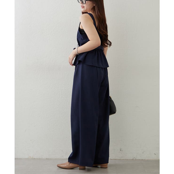 【セットアップ】共ベルト付ジレ+ワイドパンツ | RMAF　NICE CLAUP / OLIVE des OLIVE | 詳細画像25 