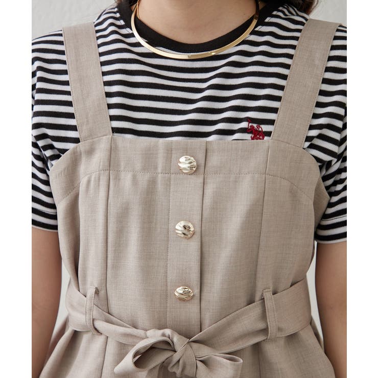 【セットアップ】共ベルト付ジレ+ワイドパンツ | RMAF　NICE CLAUP / OLIVE des OLIVE | 詳細画像31 