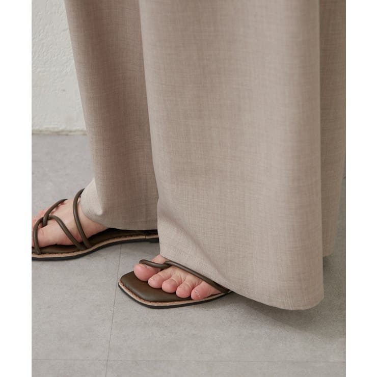 【セットアップ】共ベルト付ジレ+ワイドパンツ | RMAF　NICE CLAUP / OLIVE des OLIVE | 詳細画像38 