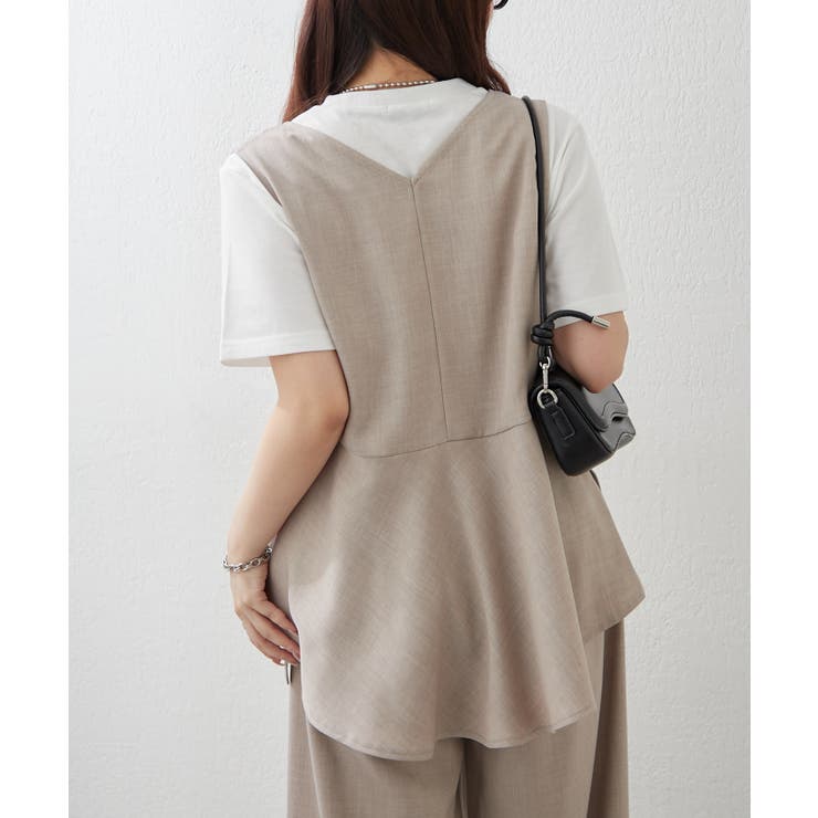 【セットアップ】ダブルジップジレ+ワイドパンツ | RMAF　NICE CLAUP / OLIVE des OLIVE | 詳細画像15 