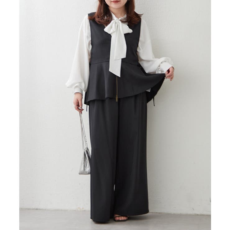 【セットアップ】ダブルジップジレ+ワイドパンツ | RMAF　NICE CLAUP / OLIVE des OLIVE | 詳細画像29 