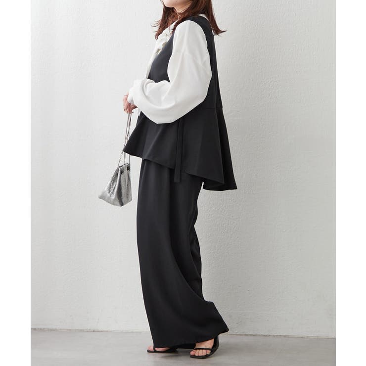 【セットアップ】ダブルジップジレ+ワイドパンツ | RMAF　NICE CLAUP / OLIVE des OLIVE | 詳細画像30 