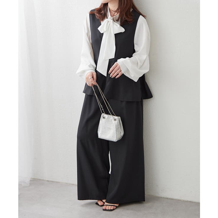 【セットアップ】ダブルジップジレ+ワイドパンツ | RMAF　NICE CLAUP / OLIVE des OLIVE | 詳細画像32 