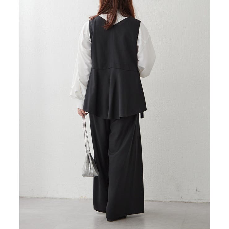 【セットアップ】ダブルジップジレ+ワイドパンツ | RMAF　NICE CLAUP / OLIVE des OLIVE | 詳細画像34 