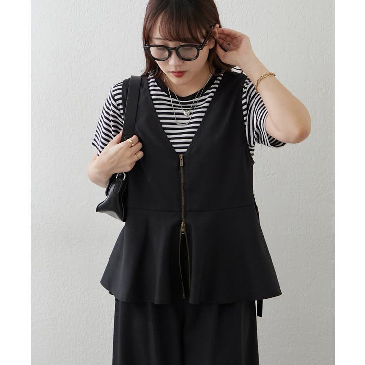 【セットアップ】ダブルジップジレ+ワイドパンツ | RMAF　NICE CLAUP / OLIVE des OLIVE | 詳細画像35 