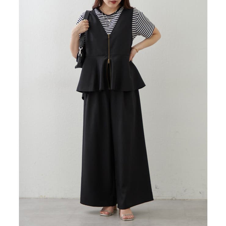 【セットアップ】ダブルジップジレ+ワイドパンツ | RMAF　NICE CLAUP / OLIVE des OLIVE | 詳細画像38 