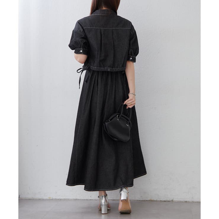 【セットアイテム】デニム5分袖ブルゾン+キャミワンピース | RMAF　NICE CLAUP / OLIVE des OLIVE | 詳細画像21 