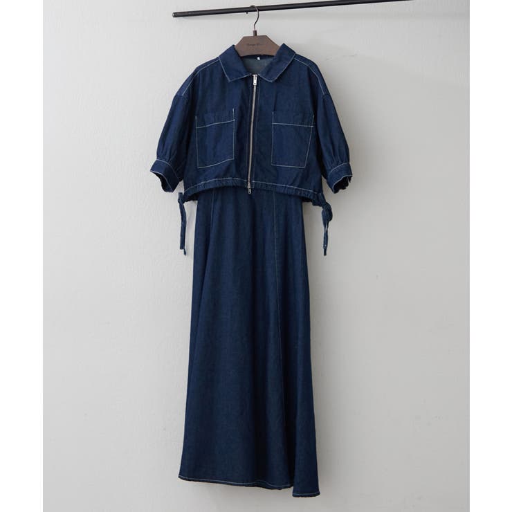 【セットアイテム】デニム5分袖ブルゾン+キャミワンピース | RMAF　NICE CLAUP / OLIVE des OLIVE | 詳細画像25 