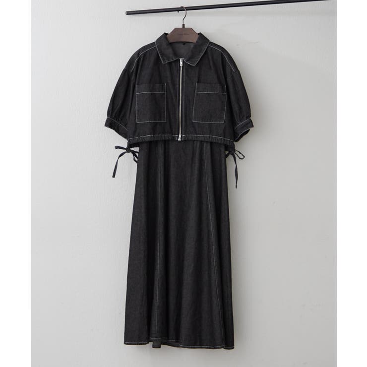 【セットアイテム】デニム5分袖ブルゾン+キャミワンピース | RMAF　NICE CLAUP / OLIVE des OLIVE | 詳細画像26 