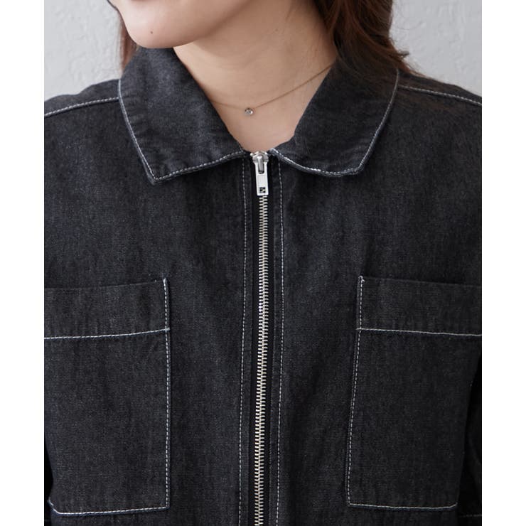 【セットアイテム】デニム5分袖ブルゾン+キャミワンピース | RMAF　NICE CLAUP / OLIVE des OLIVE | 詳細画像30 