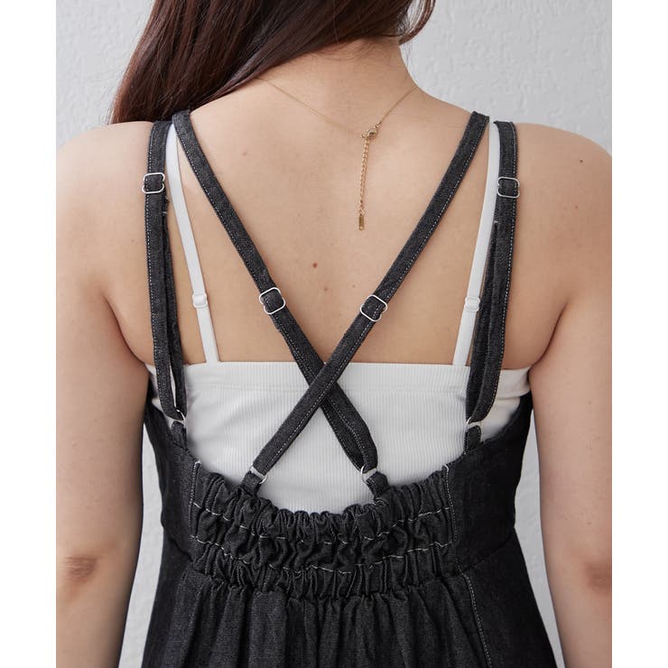 【セットアイテム】デニム5分袖ブルゾン+キャミワンピース | RMAF　NICE CLAUP / OLIVE des OLIVE | 詳細画像39 