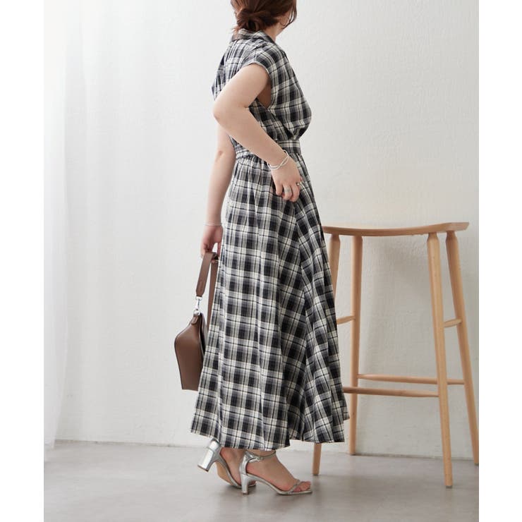 スキッパーフレンチスリーブワンピース | RMAF　NICE CLAUP / OLIVE des OLIVE | 詳細画像22 