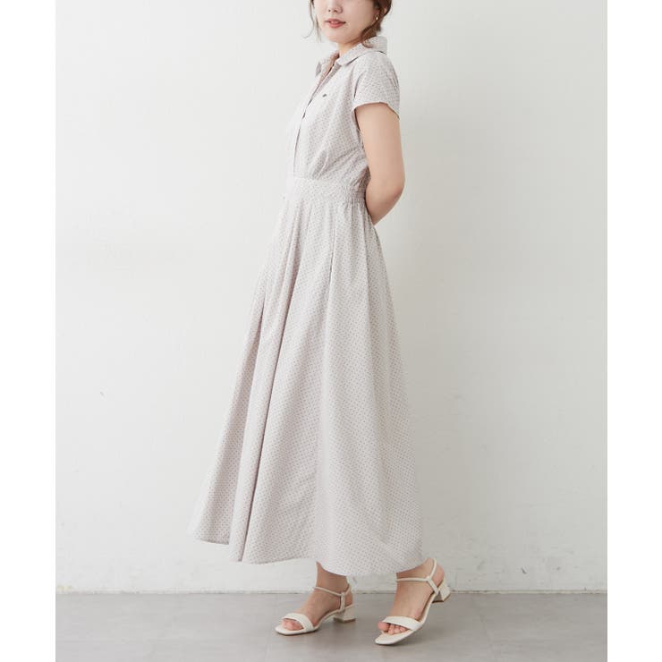 【美シルエット】スキッパーフレンチスリーブワンピース | RMAF　NICE CLAUP / OLIVE des OLIVE | 詳細画像28 