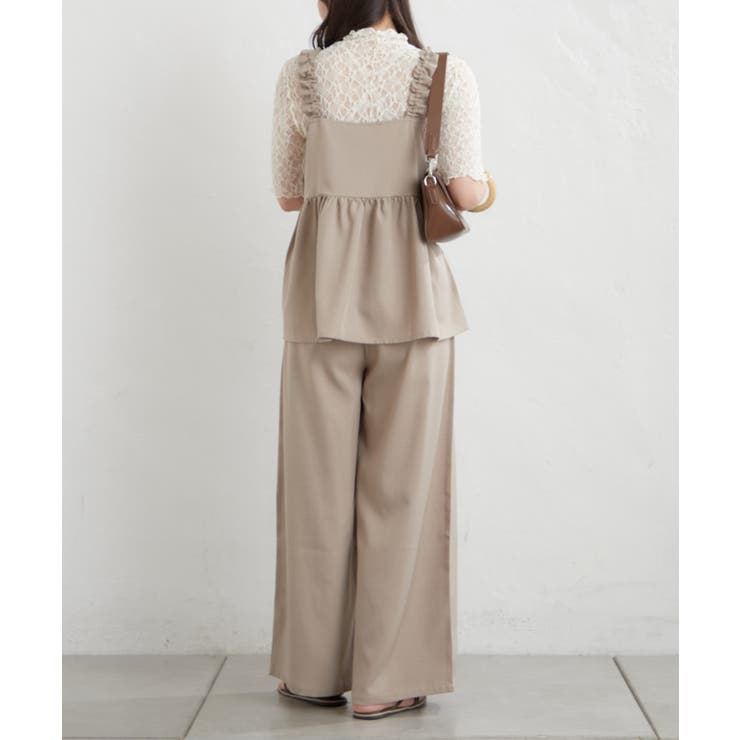 【セットアップ】リボンキャミ×ワイドパンツ | RMAF　NICE CLAUP / OLIVE des OLIVE | 詳細画像10 