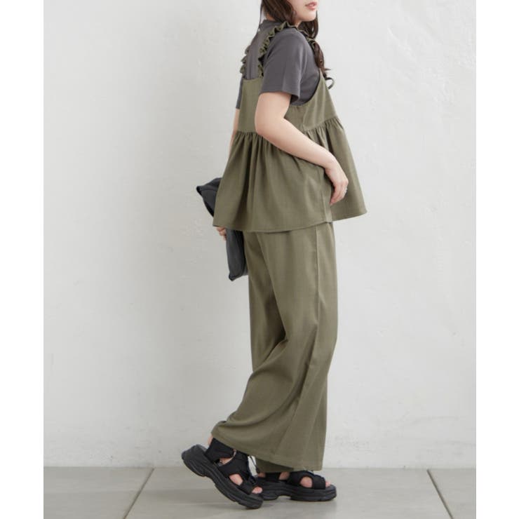 【セットアップ】リボンキャミ×ワイドパンツ | RMAF　NICE CLAUP / OLIVE des OLIVE | 詳細画像17 