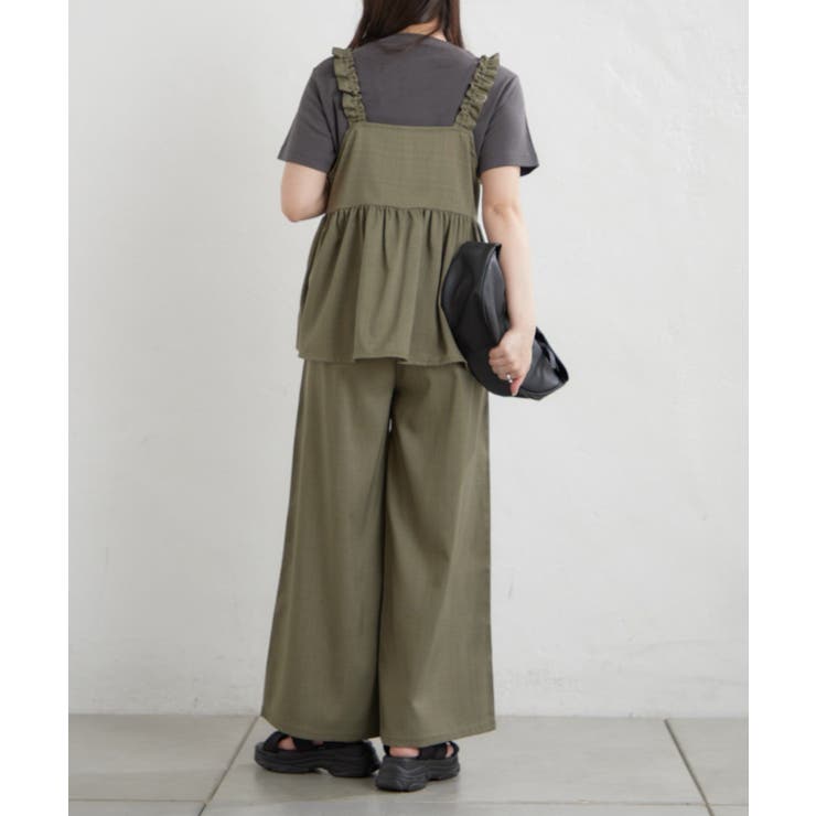 【セットアップ】リボンキャミ×ワイドパンツ | RMAF　NICE CLAUP / OLIVE des OLIVE | 詳細画像18 