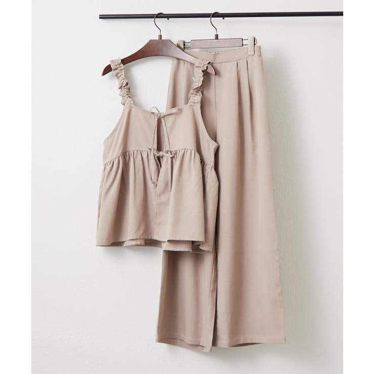 【セットアップ】リボンキャミ×ワイドパンツ | RMAF　NICE CLAUP / OLIVE des OLIVE | 詳細画像31 