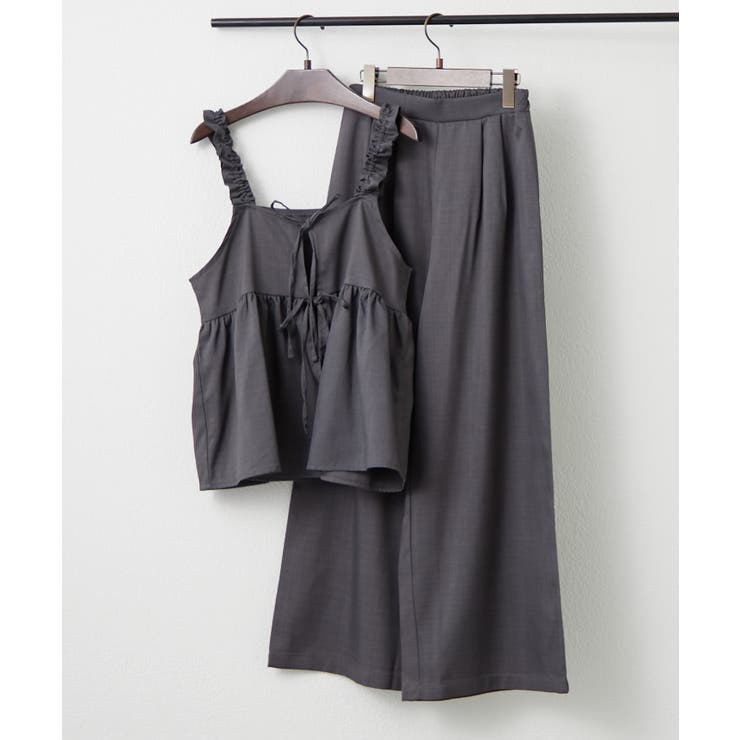 【セットアップ】リボンキャミ×ワイドパンツ | RMAF　NICE CLAUP / OLIVE des OLIVE | 詳細画像33 
