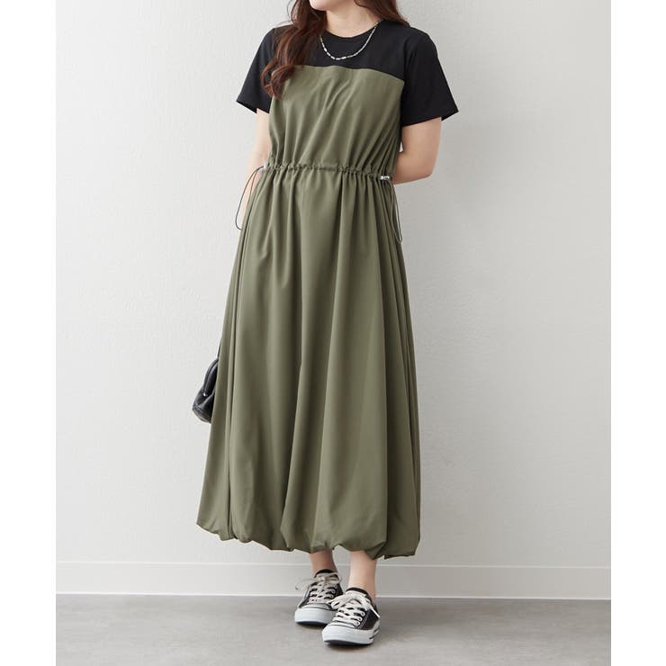 ドッキングバルーンワンピース | RMAF　NICE CLAUP / OLIVE des OLIVE | 詳細画像1 
