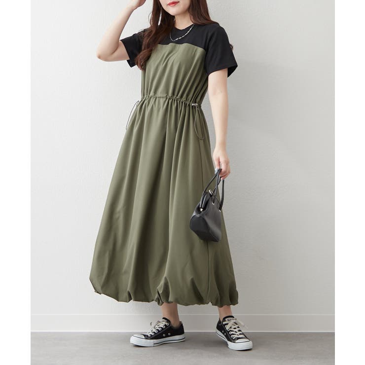 ドッキングバルーンワンピース | RMAF　NICE CLAUP / OLIVE des OLIVE | 詳細画像4 