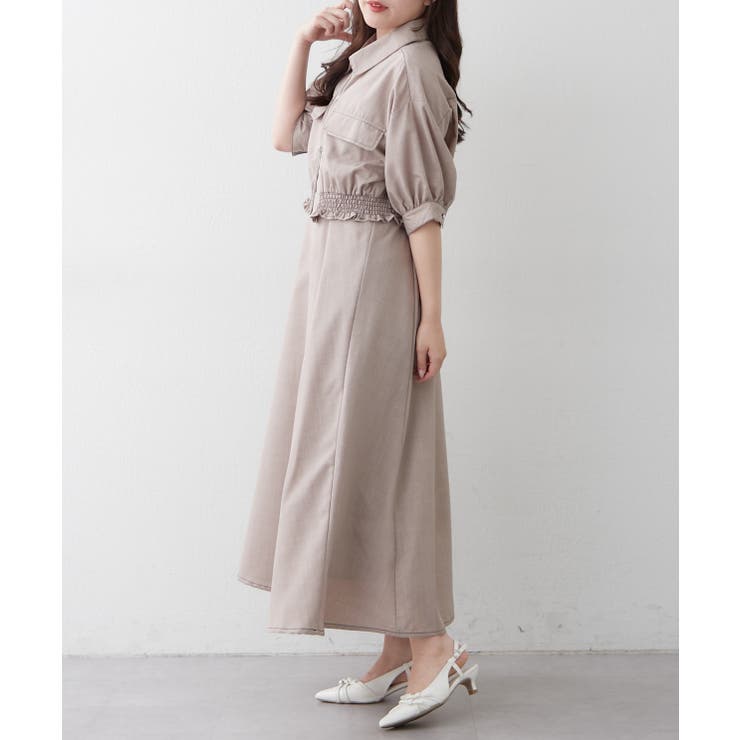 【セットアップ】ジップブルゾン×ワンピース | RMAF　NICE CLAUP / OLIVE des OLIVE | 詳細画像15 