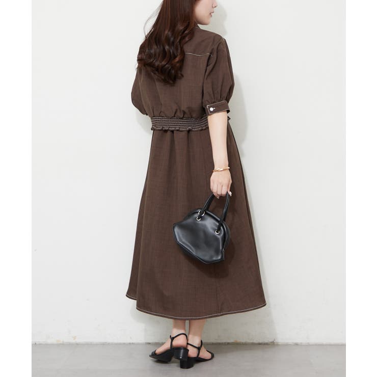 セットアップ】ジップブルゾン×ワンピース[品番：OLOW0018328]｜RMAF