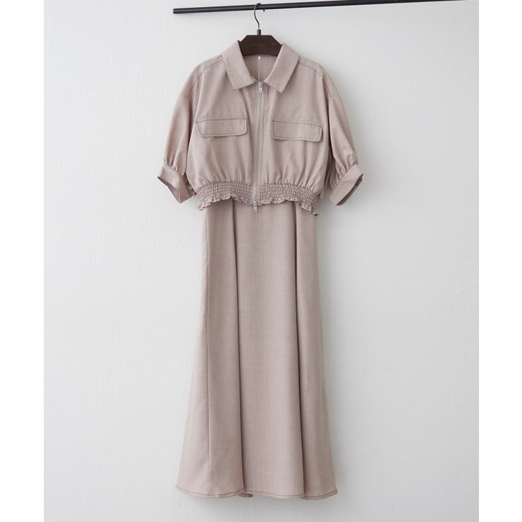【セットアップ】ジップブルゾン×ワンピース | RMAF　NICE CLAUP / OLIVE des OLIVE | 詳細画像24 