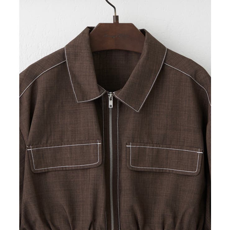【セットアップ】ジップブルゾン×ワンピース | RMAF　NICE CLAUP / OLIVE des OLIVE | 詳細画像29 