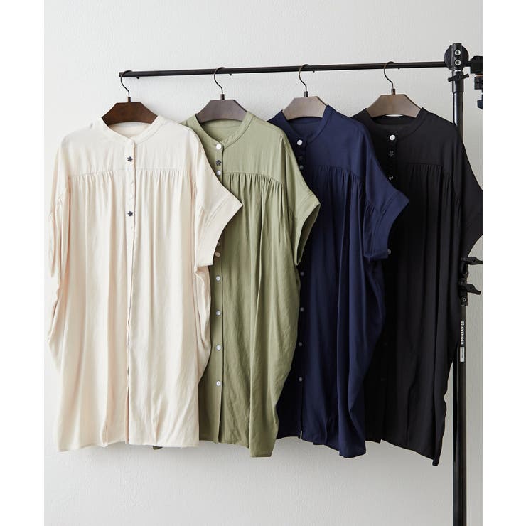 色々釦チュニックワンピース | RMAF　NICE CLAUP / OLIVE des OLIVE | 詳細画像1 