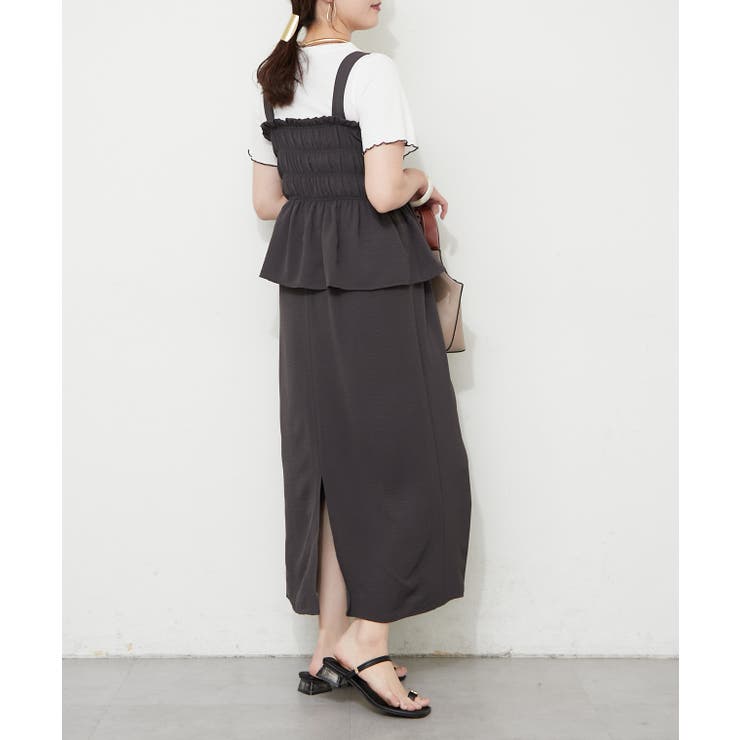 【セットアイテム】コーディネートワンピース+テレコT | RMAF　NICE CLAUP / OLIVE des OLIVE | 詳細画像7 