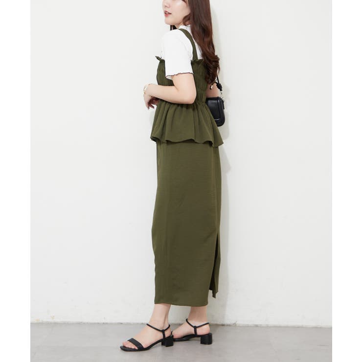 【セットアイテム】コーディネートワンピース+テレコT | RMAF　NICE CLAUP / OLIVE des OLIVE | 詳細画像13 
