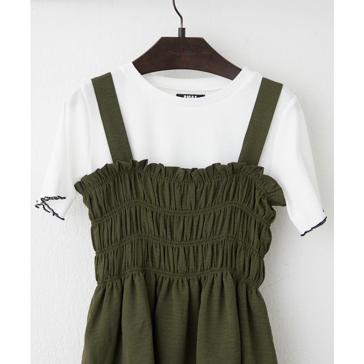 【セットアイテム】コーディネートワンピース+テレコT | RMAF　NICE CLAUP / OLIVE des OLIVE | 詳細画像23 