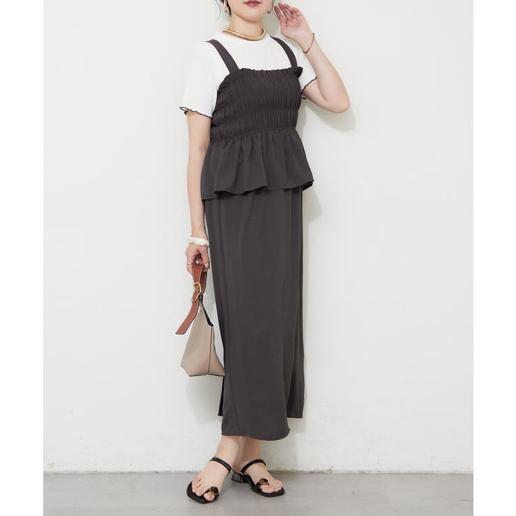 チャコール | 【セットアイテム】コーディネートワンピース+テレコT | RMAF　NICE CLAUP / OLIVE des OLIVE