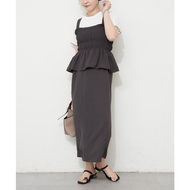 【セットアイテム】コーディネートワンピース+テレコT | RMAF　NICE CLAUP / OLIVE des OLIVE | 詳細画像5 