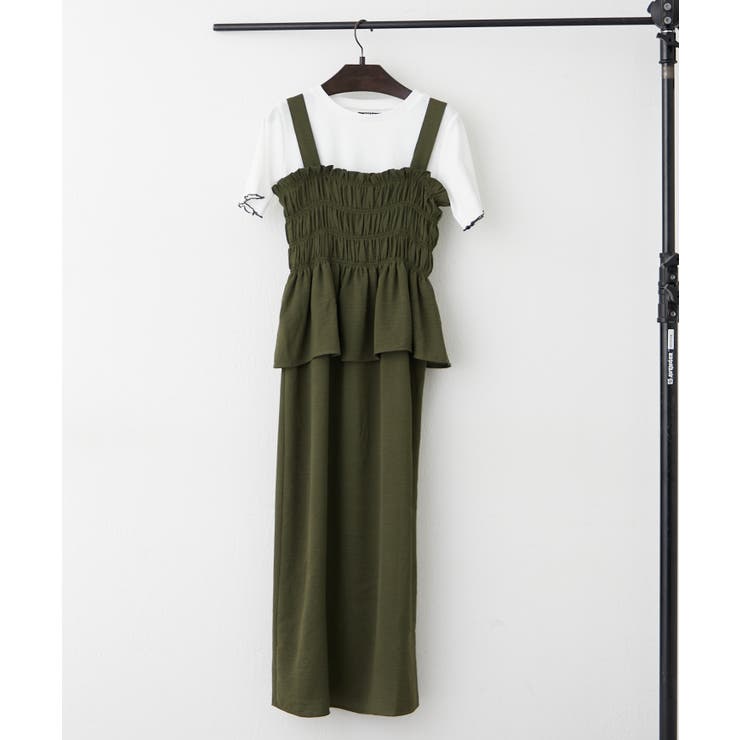 【セットアイテム】コーディネートワンピース+テレコT | RMAF　NICE CLAUP / OLIVE des OLIVE | 詳細画像22 