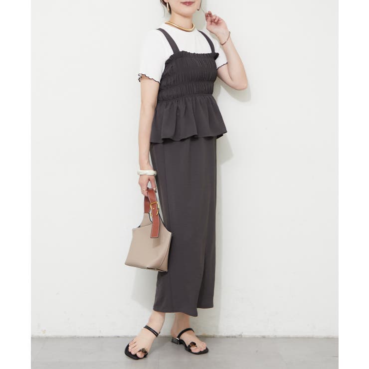 【セットアイテム】コーディネートワンピース+テレコT | RMAF　NICE CLAUP / OLIVE des OLIVE | 詳細画像6 