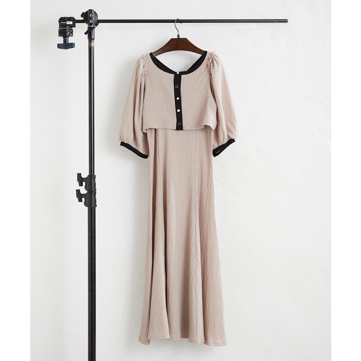 【Web限定】配色カットジャガードアンサンブル | NICE CLAUP / OLIVE des OLIVE　OUTLET | 詳細画像9 