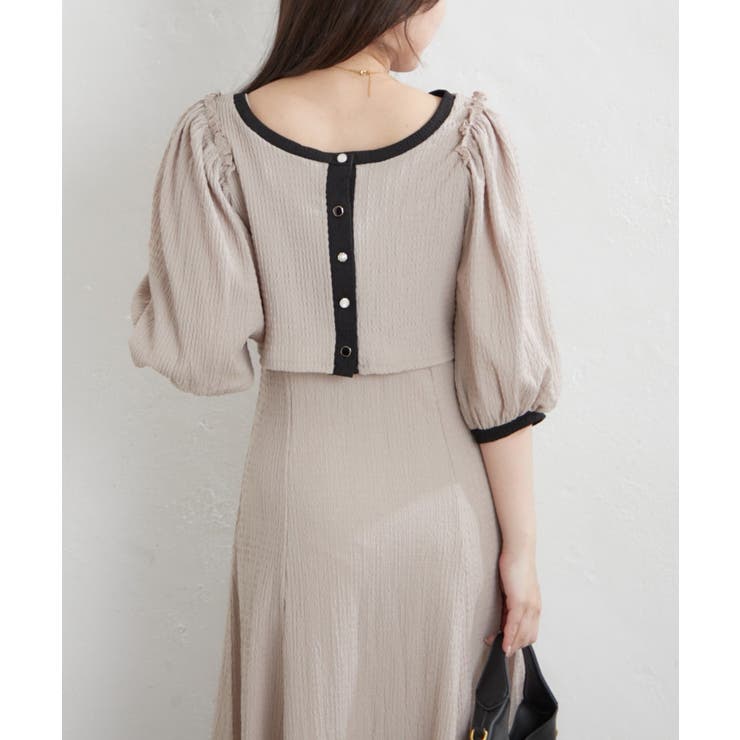 【Web限定】配色カットジャガードアンサンブル | NICE CLAUP / OLIVE des OLIVE　OUTLET | 詳細画像10 