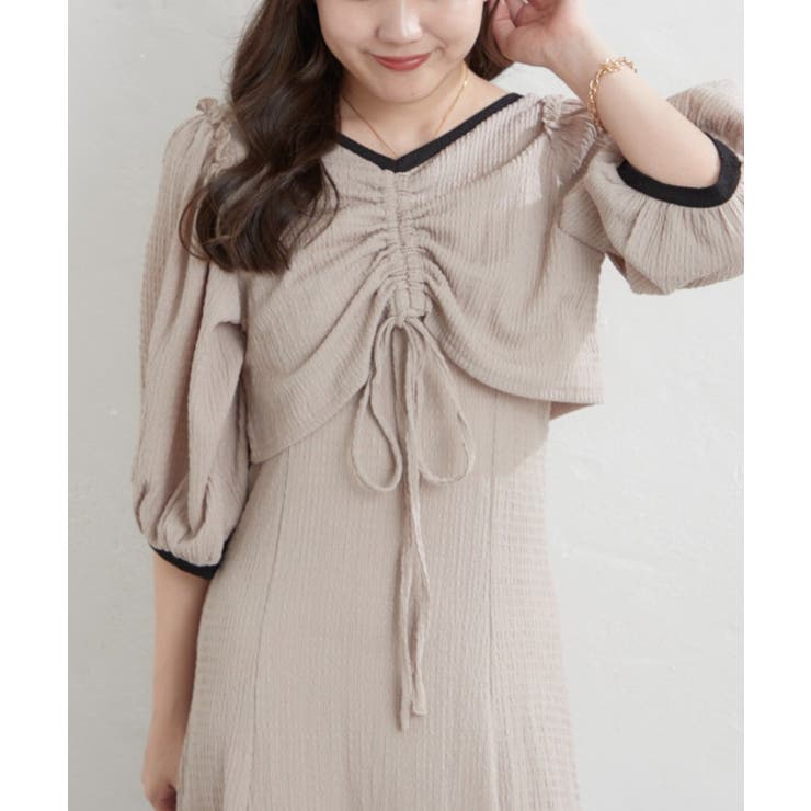 【Web限定】配色カットジャガードアンサンブル | NICE CLAUP / OLIVE des OLIVE　OUTLET | 詳細画像16 