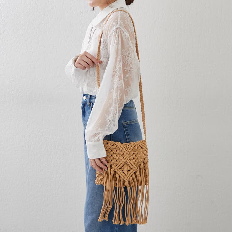 【Web限定】マクラメショルダー | RMAF　NICE CLAUP / OLIVE des OLIVE | 詳細画像7 