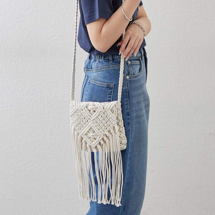 【Web限定】マクラメショルダー | RMAF　NICE CLAUP / OLIVE des OLIVE | 詳細画像3 