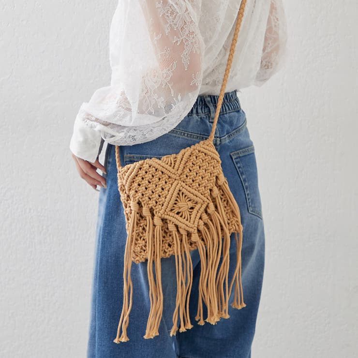 【Web限定】マクラメショルダー | RMAF　NICE CLAUP / OLIVE des OLIVE | 詳細画像5 