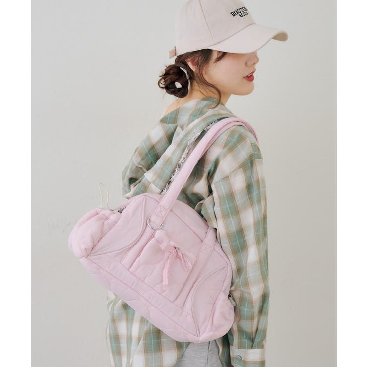 ピンク | キルティングボストン | RMAF　NICE CLAUP / OLIVE des OLIVE