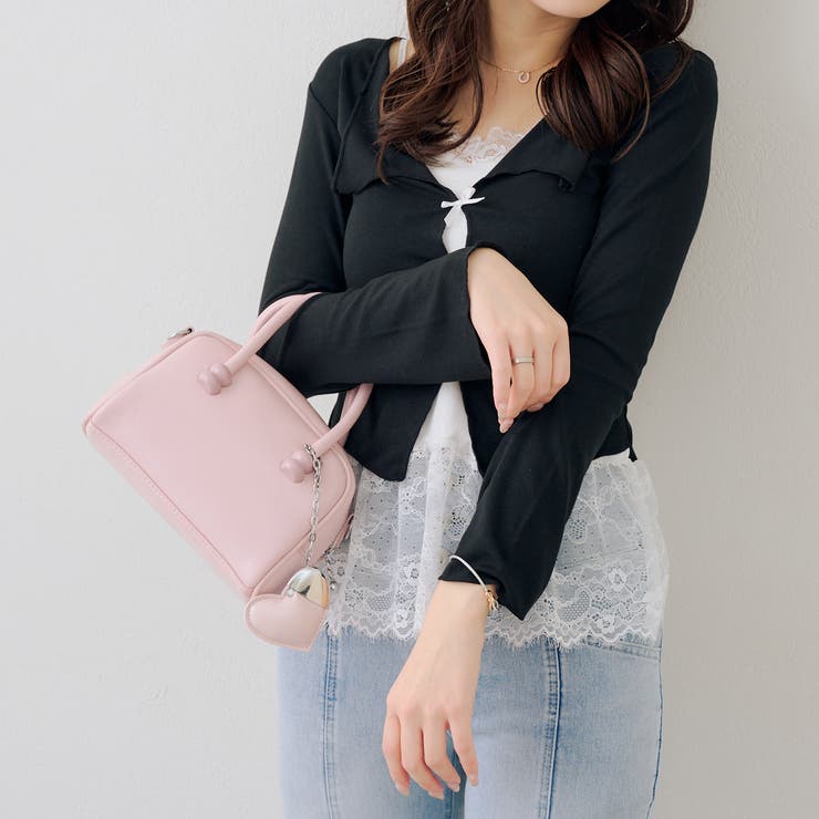 レースリボン×チャームショルダー | RMAF　NICE CLAUP / OLIVE des OLIVE | 詳細画像4 