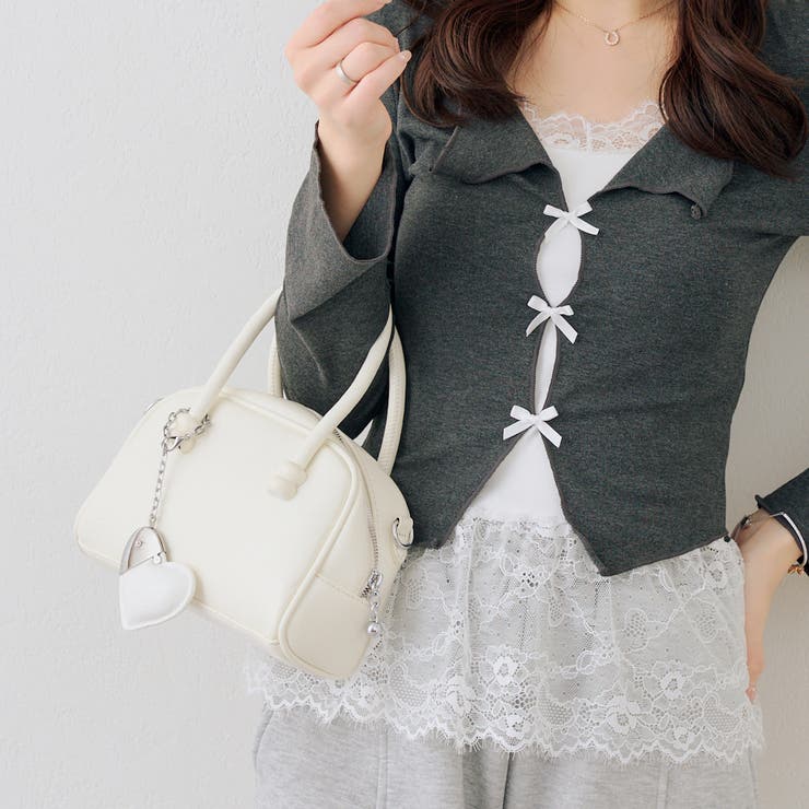 オフ | レースリボン×チャームショルダー | RMAF　NICE CLAUP / OLIVE des OLIVE